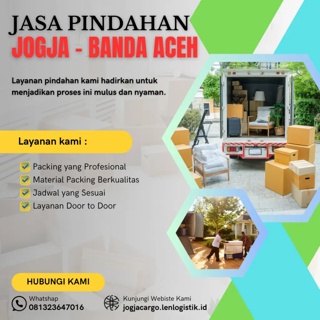 jasa pindahan jogja banda aceh