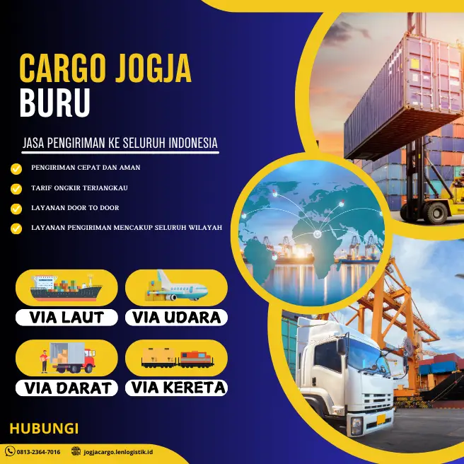 Pengiriman Cargo Jogja Buru