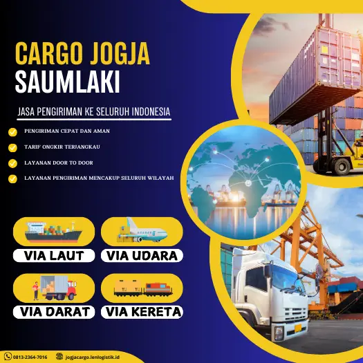 Pengiriman cargo Jogja Saumlaki