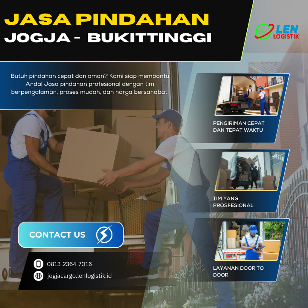jasa pindahan jogja bukittinggi