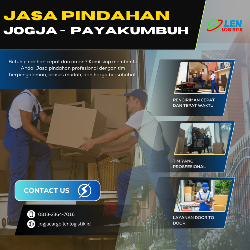 jasa pindahan jogja payakumbuh