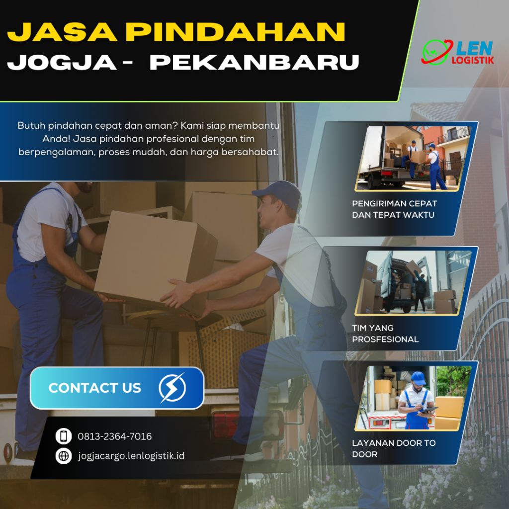 jasa pindahan jogja pekanbaru