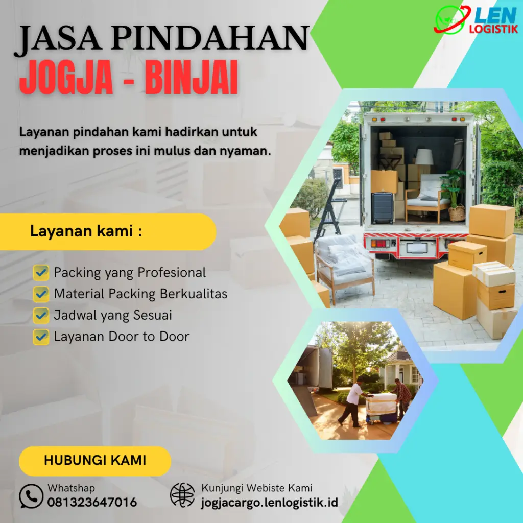 jasa pindahan jogja binjai