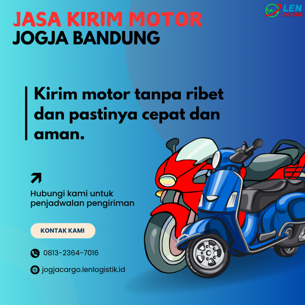 Jasa kirim motor jogja bandung