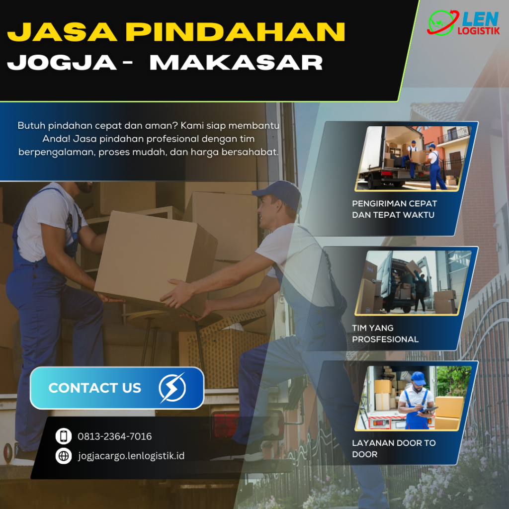 Jasa Pindahan Jogja Makasar