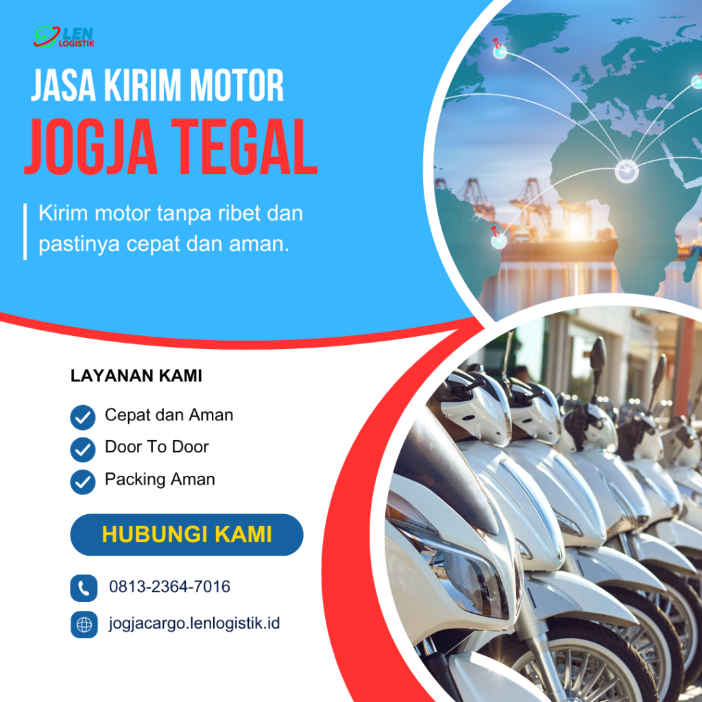 jasa kirim motor jogja tegal