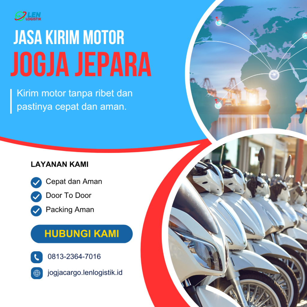 jasa kirim motor jogja jepara