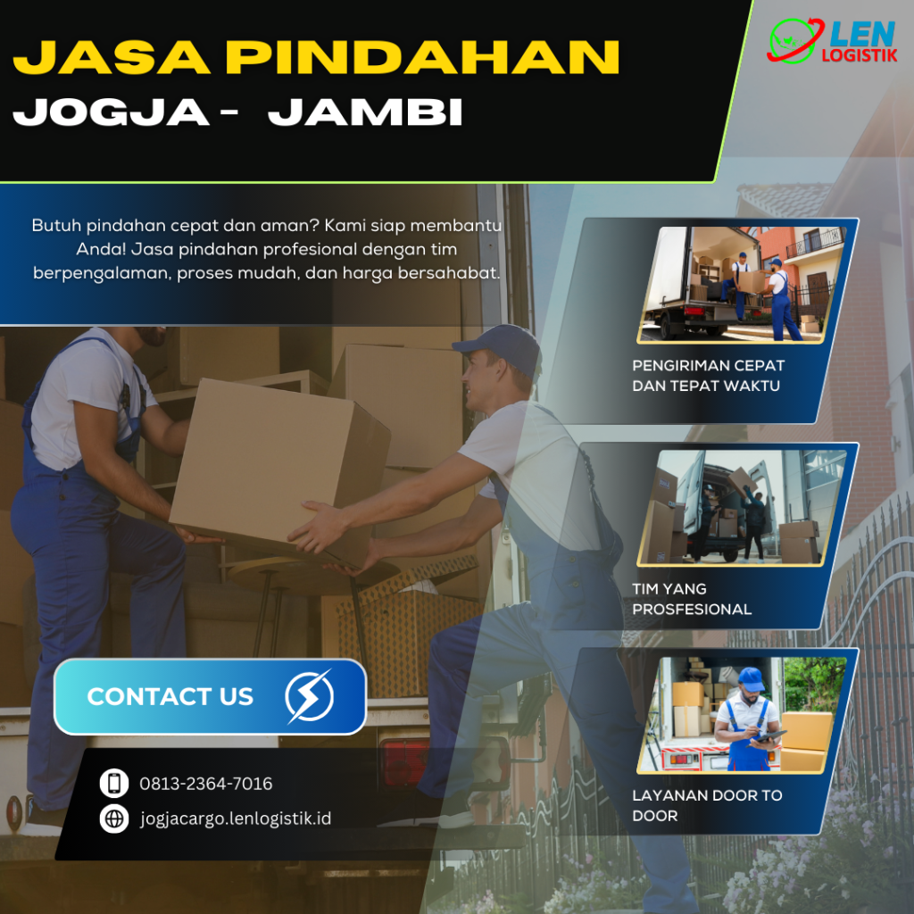 jasa pindahan jogja jambi