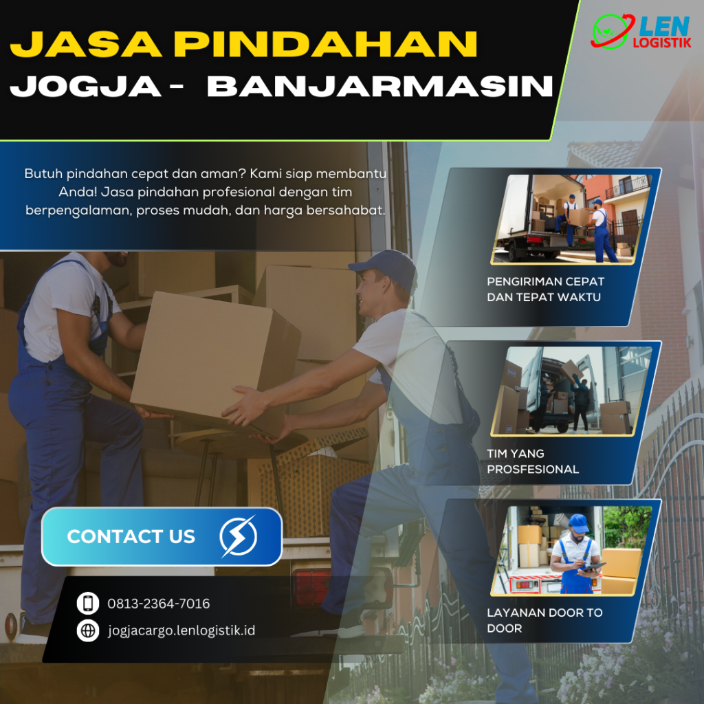 jasa pindahan jogja banjarmasin