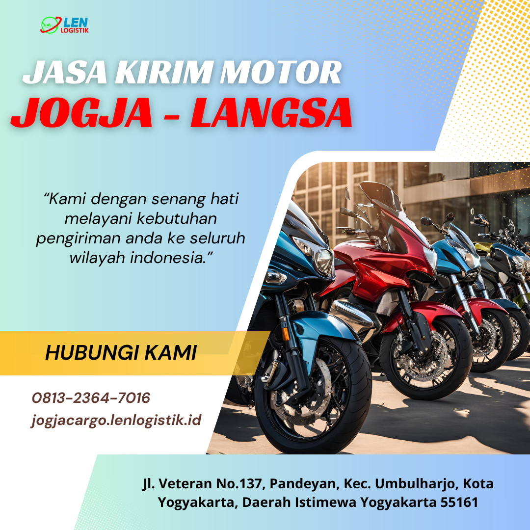 Jasa Kirim Motor Jogja Langsa