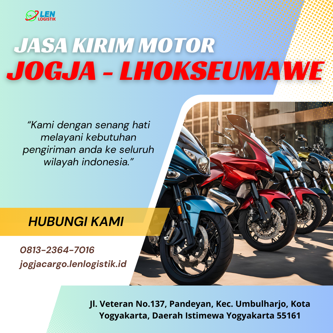 Jasa Kirim Motor Jogja Lhokseumawe