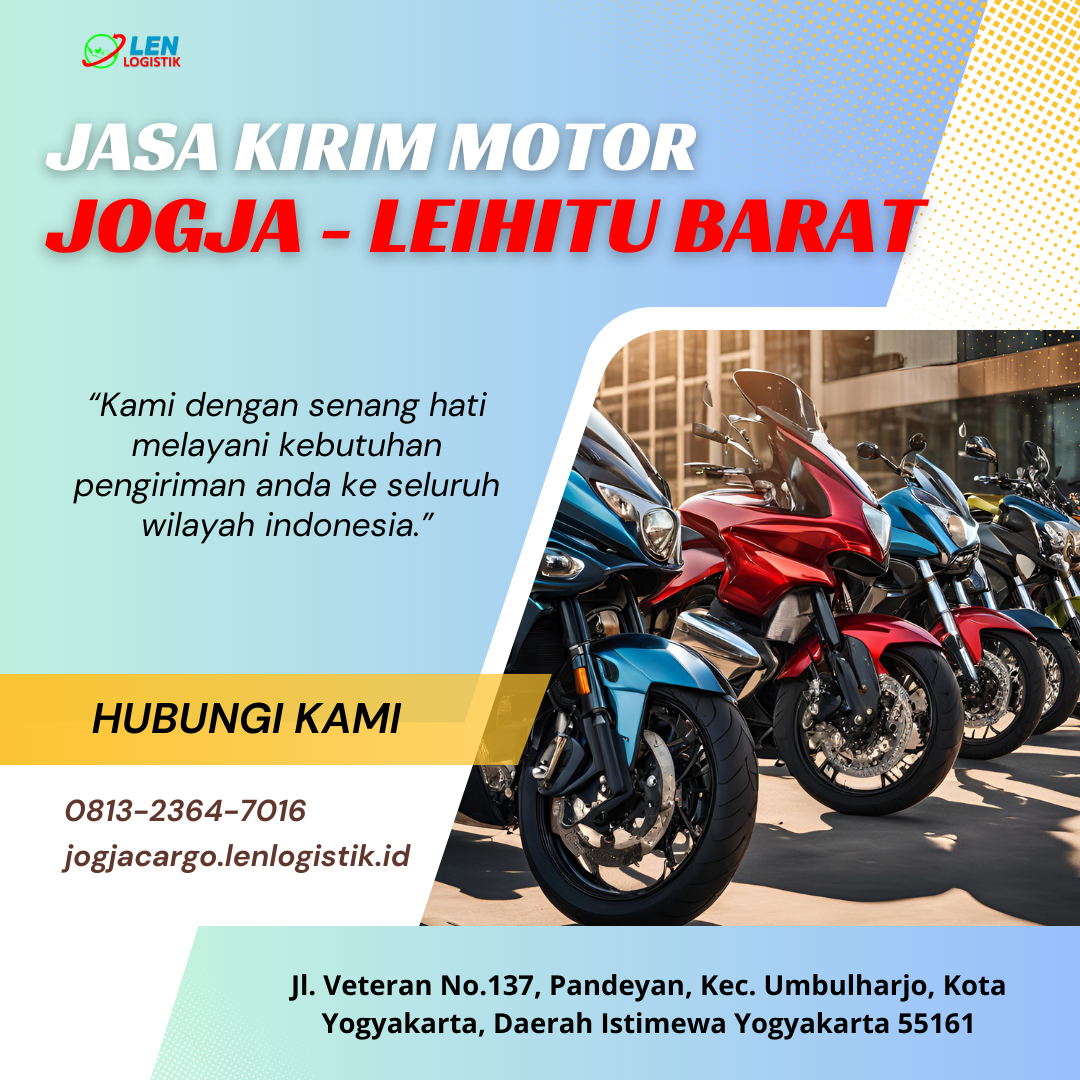 Jasa Kirim Motor Jogja Leihitu Barat