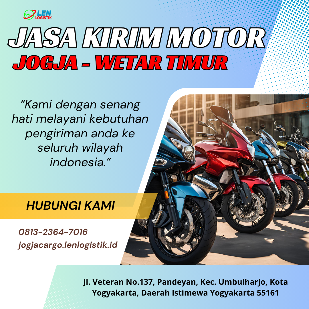 Jasa Kirim Motor Jogja Wetar Timur