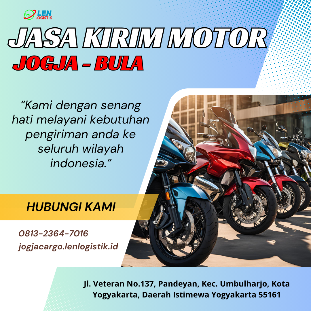 Jasa Kirim Motor Jogja Bula