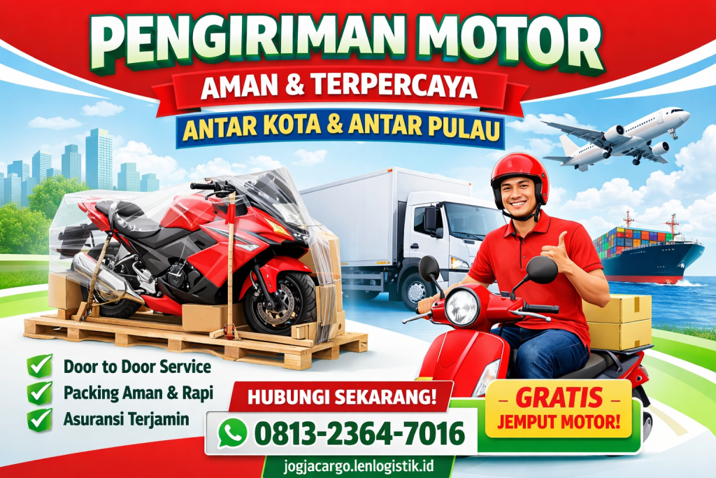 pengiriman motor jogja ke bekasi