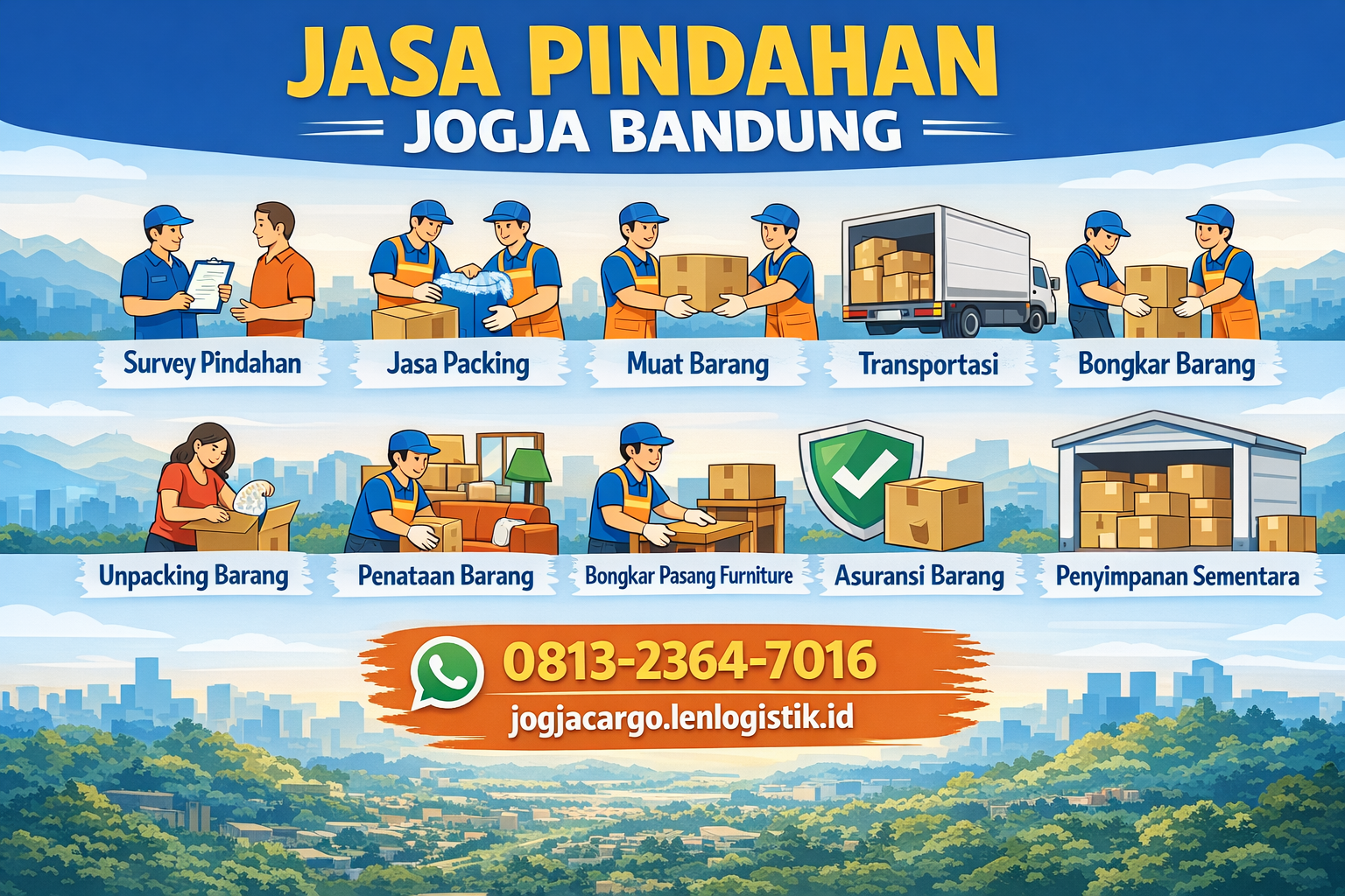 Jasa Pindahan Jogja Bandung