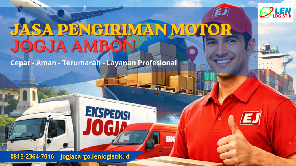 jasa pengiriman motor jogja ke ambon